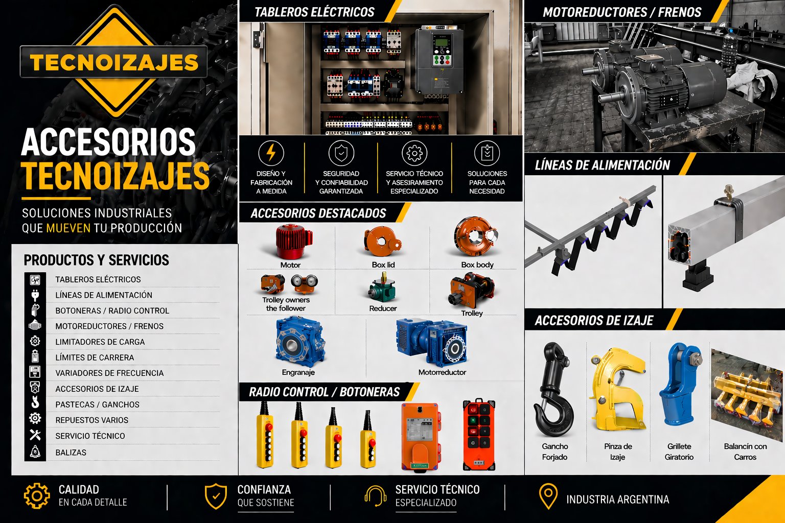 Accesorios y Repuestos de Equipos de Izaje